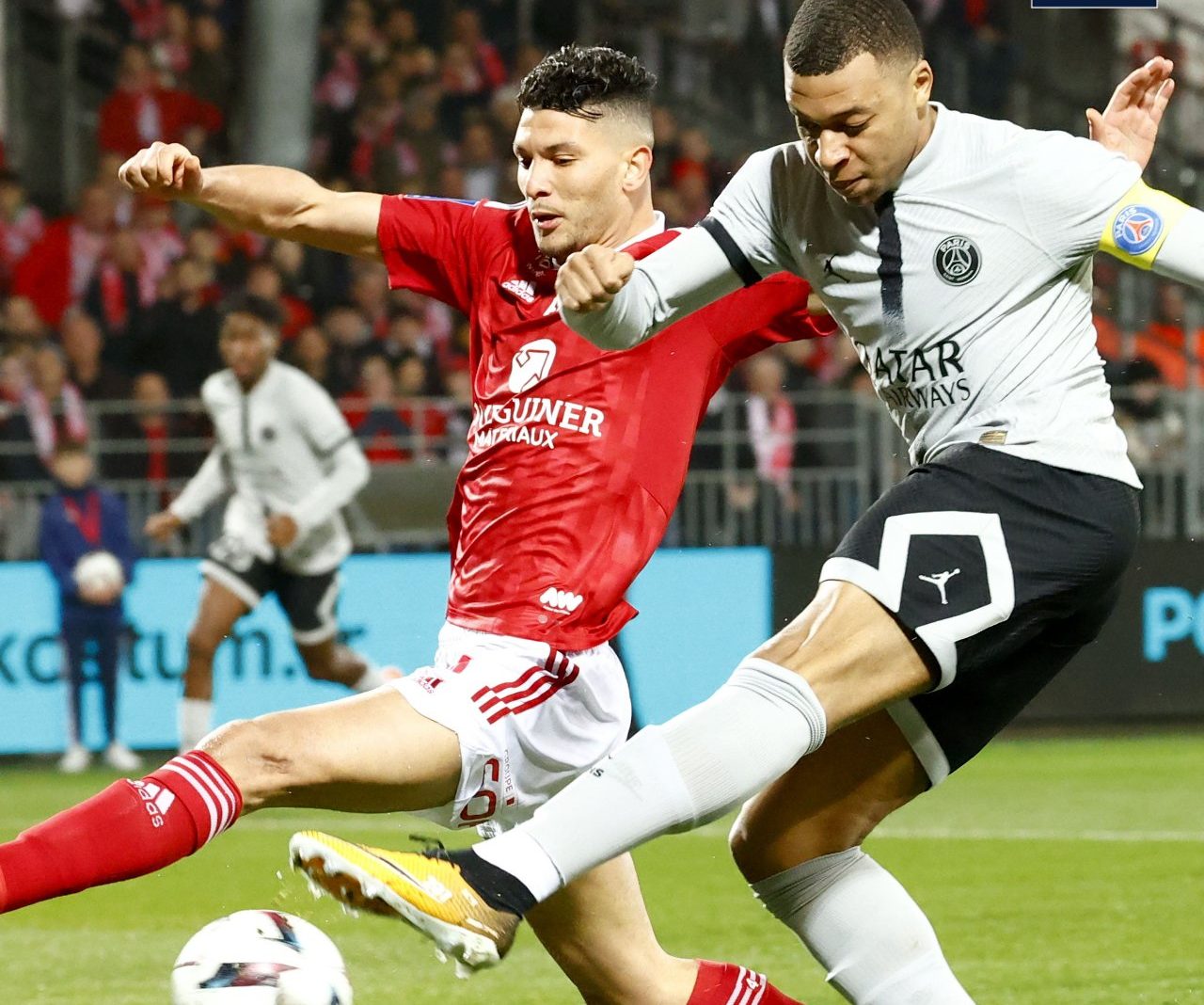 PSG venció 2 a 1 al Stade Brestois por la Ligue 1. @Ligue1_esp